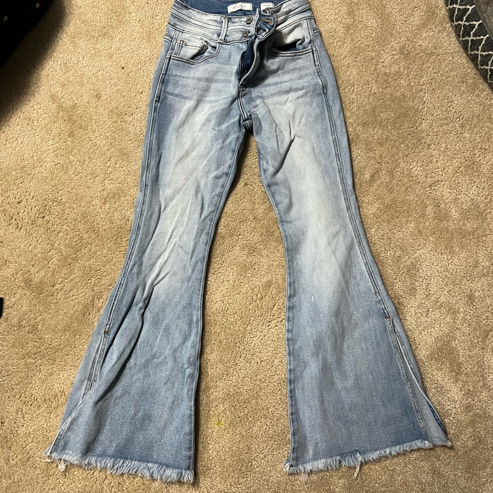 Kancan High Rise Flare Jeans